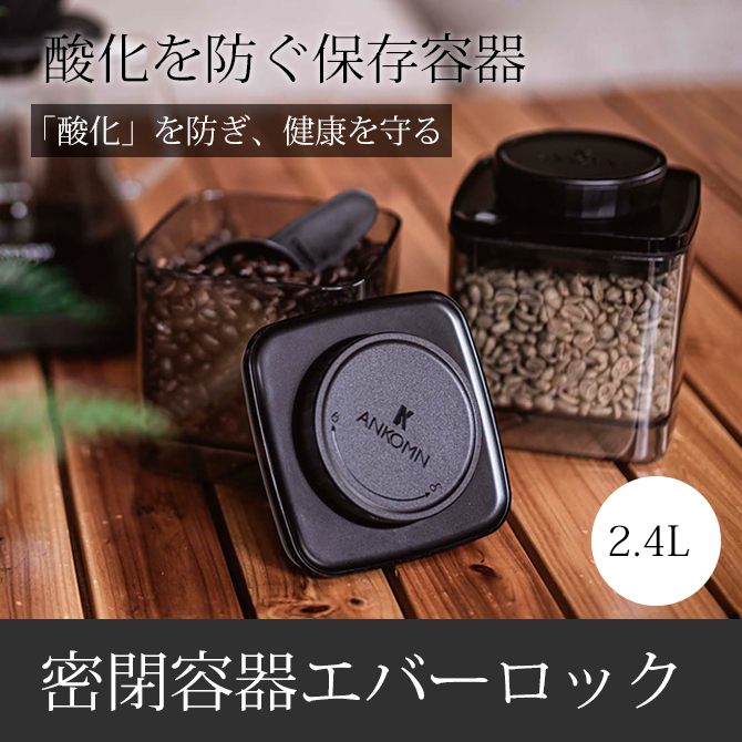 保存容器 密閉容器エバーロック 2.4L 密閉保存 フードストッカー 遮光