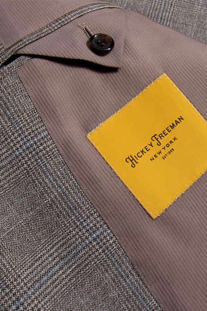 ヒッキーフリーマン オーダースーツ メンズ スーツ 春夏物 グレンチェック ベージュ イタリア タリア素材 軽量 日本製 メーカー正規品  :93103-hmor:こだわり工房 - 通販 - Yahoo!ショッピング