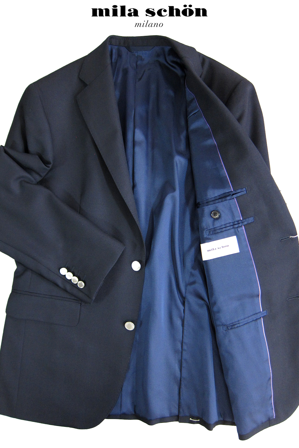 mila schon（ミラショーン） ジャケット 秋冬物 ネイビー ブレザー