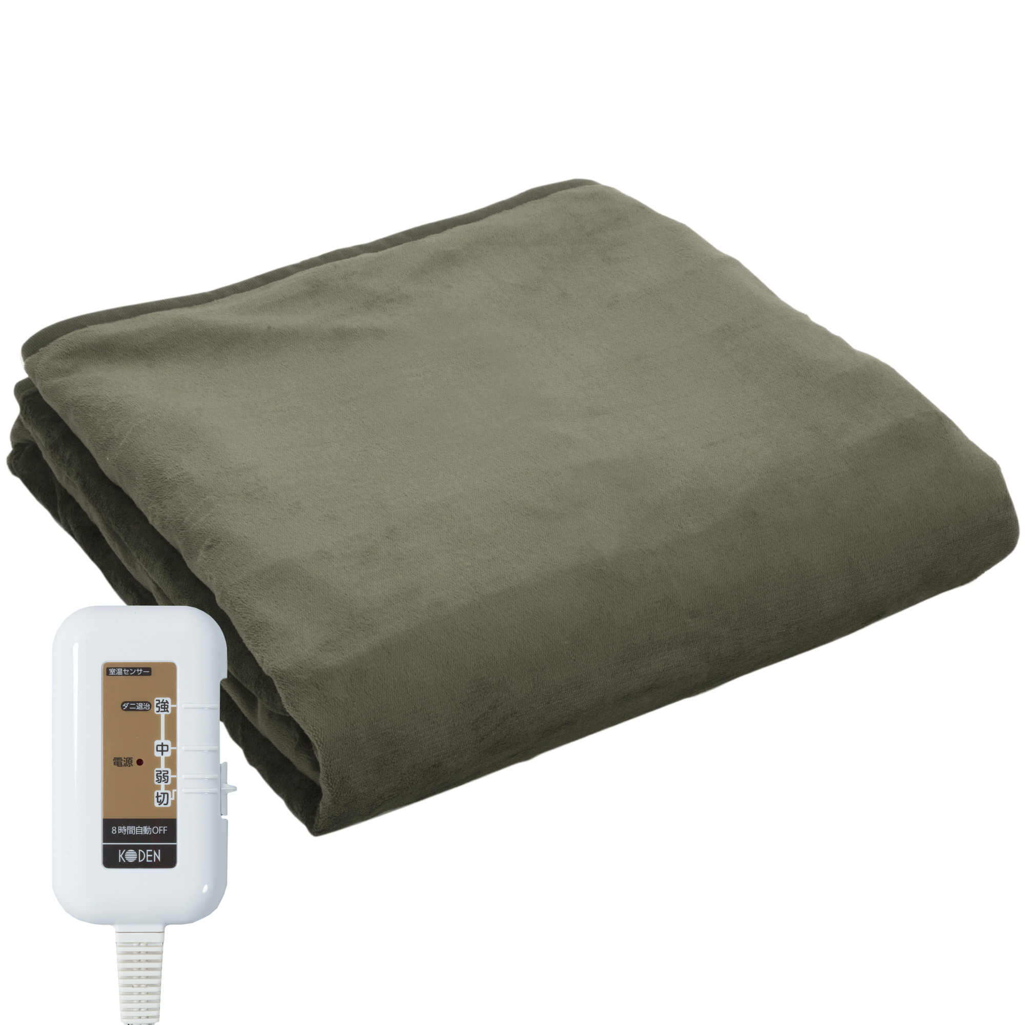 電気毛布 掛け敷き 188×130cm フランネル 電気掛け毛布 電気敷き毛布