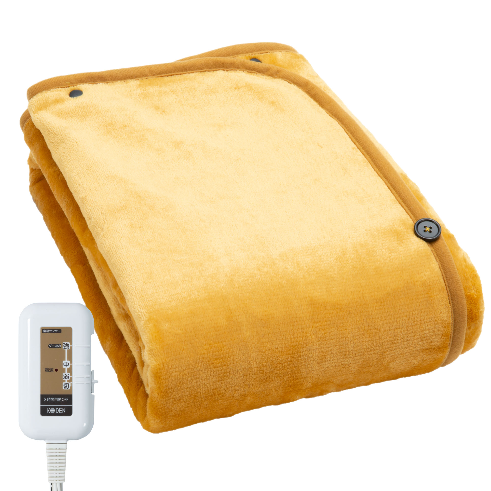 広電（KODEN） 電気毛布 ひざかけ 140×80cm 電気ブランケット ケープ