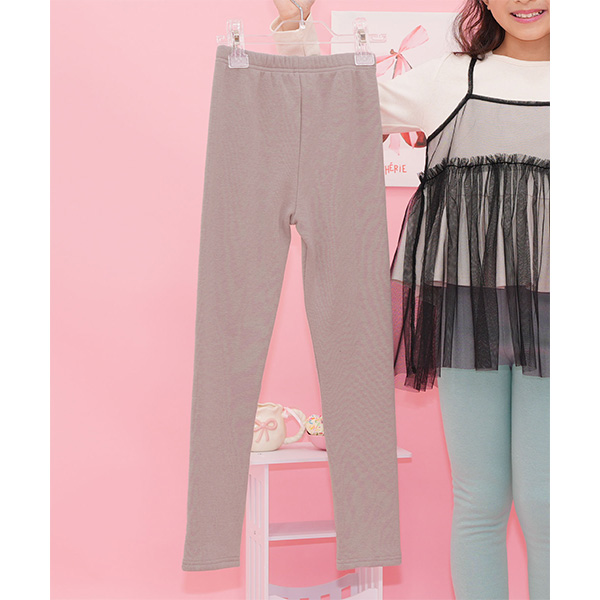裏起毛 レギンス パンツ 子供服 キッズ 女の子 男の子 あったか 裏起毛レギンス 100 110 120 130 140 150 | Bee des Bee | 15