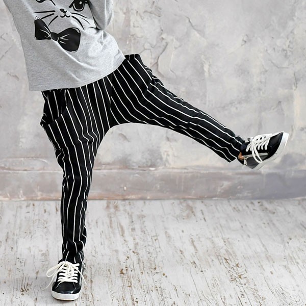 テーパードパンツ 韓国子供服 Bee キッズ 女の子 男の子 スウェット チェック ドット ボーダー 秋 冬 90 100 110 1 130 140 Relax ボトムス Baa029 子供服bee 通販 Yahoo ショッピング