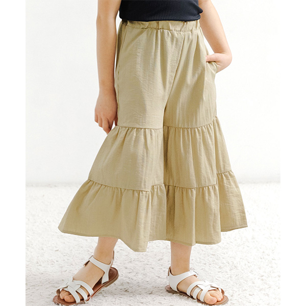 Bee des Bee 【TIMESALE】 ティアードワイドパンツ 子供服 キッズ