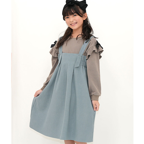 Bee des スカート キッズ サロペット ワンピース 子供服 女の子