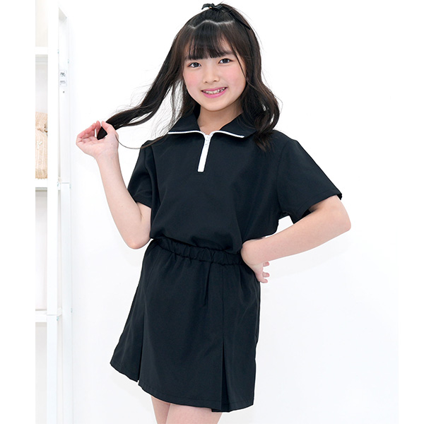 Bee des Bee 【浴衣・夏物TIMESALE】 セットアップ ハーフジップ半袖