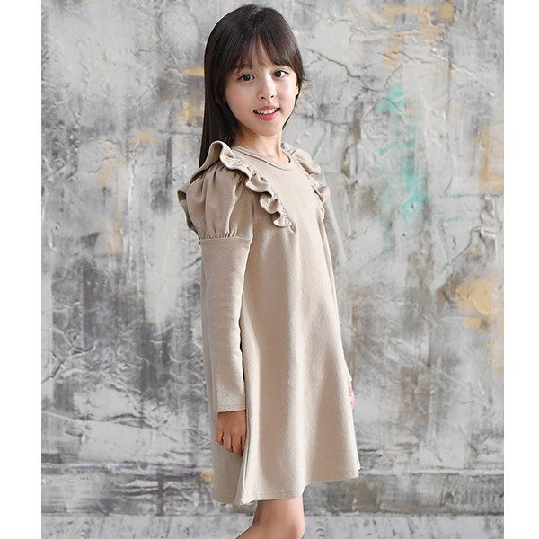 長袖ワンピース 韓国子供服 子ども服 キッズ 女の子 秋 冬 100 110 120 130 140 150 :sbb01545:子供服Bee -  通販 - Yahoo!ショッピング