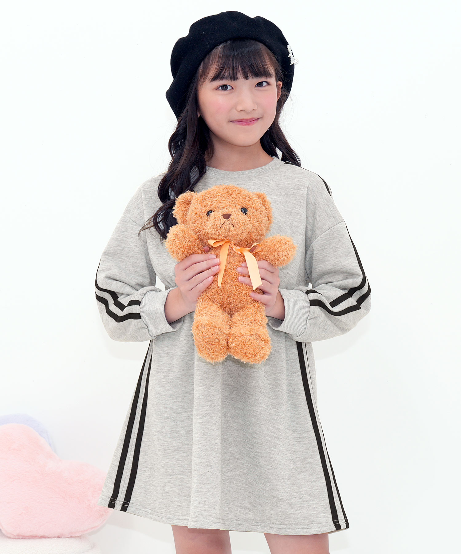 Bee des Bee 【クーポンで25％OFF】 ウエストギャザーラインワンピース