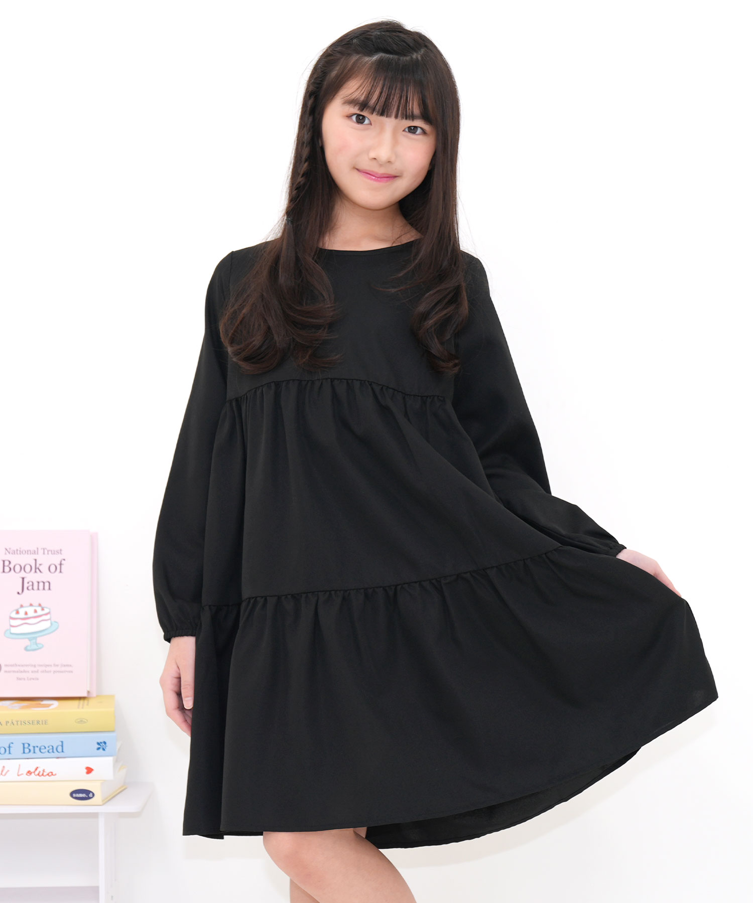 Bee des Bee 【期間限定TIMESALE】 ワンピース 長袖 子供服 キッズ