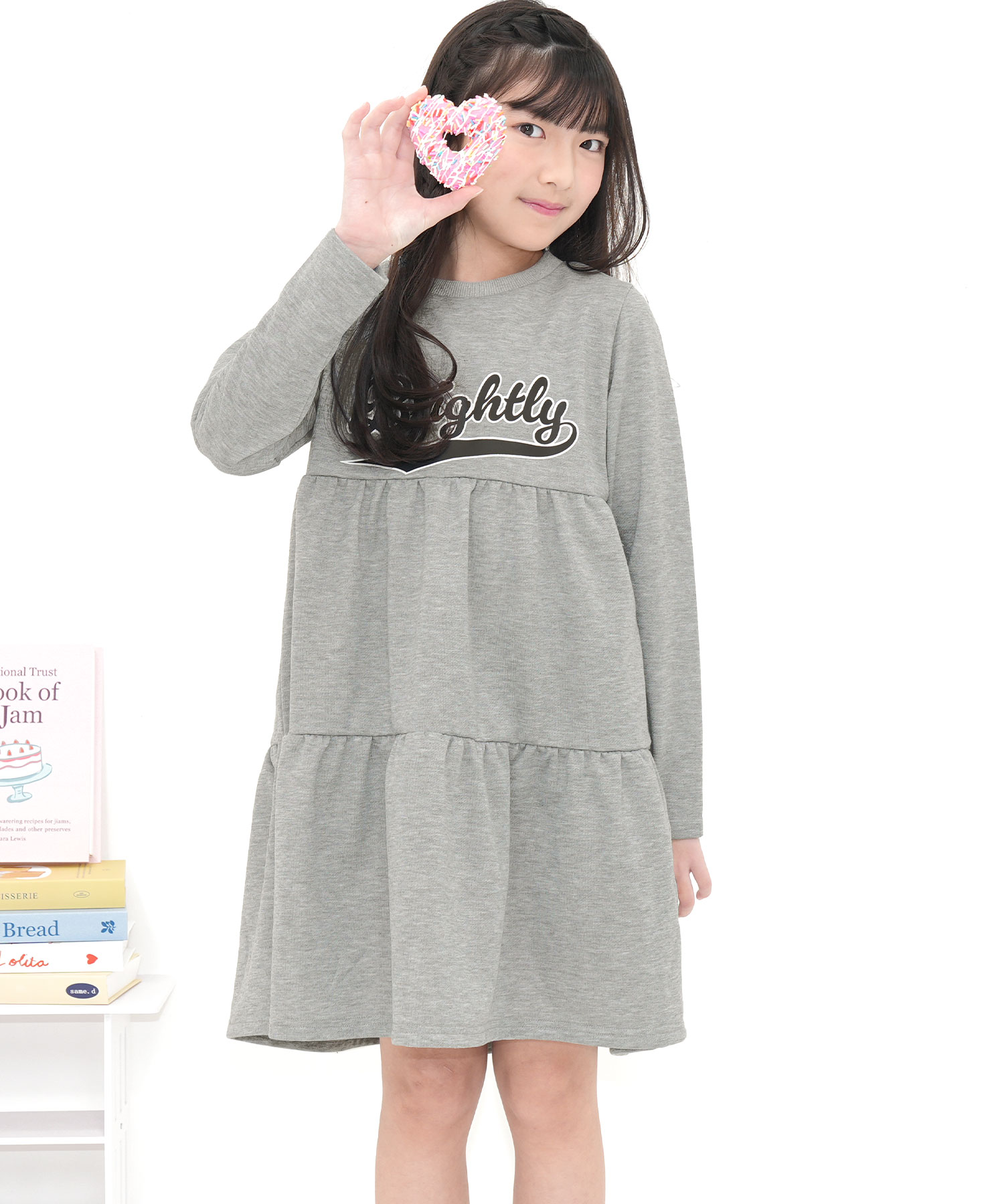 未使用級✨BABY Dior ワンピース トロッター ロゴ 長袖 Aライン 12 baby Dior - y-h♡様専用 babydior おくるみ トロッターの通販 by