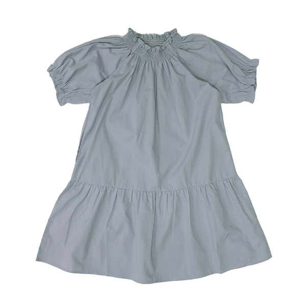 【クーポン利用で最大70％OFF】切り替えワンピース 子供服 キッズ 女の子 シャツ パフスリーブ ...