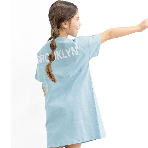 Bee des Bee 【最安値500円〜TIMESALE】 バックロゴワンピース 半袖 Bee des Bee 【最安値500円〜TIMESALE】 バックロゴワンピース 半袖