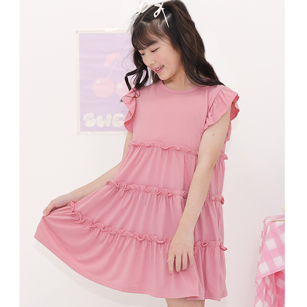Bee des Bee 【浴衣・夏物TIMESALE】 ティアードワンピース 半袖