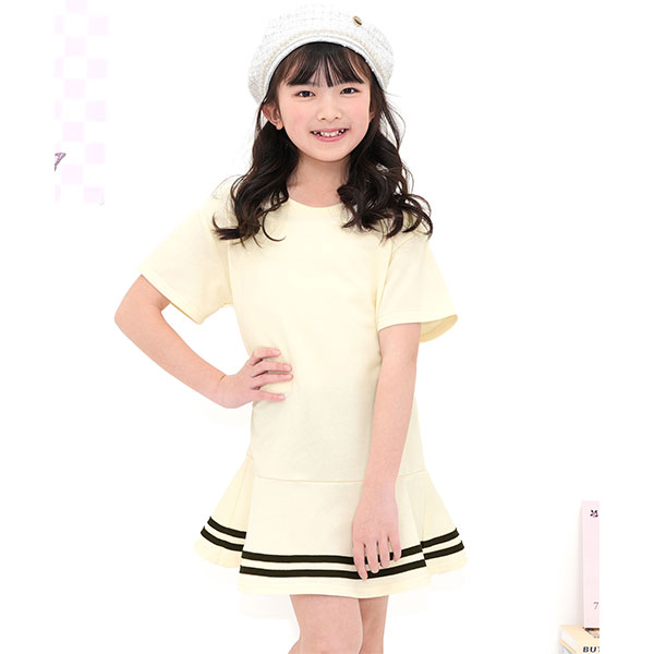 Bee des Bee マーメイドラインワンピース 半袖 子供服 キッズ ジュニア