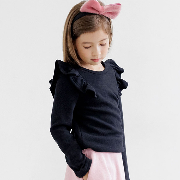 裏起毛トップス キッズ 女の子 子供服 tシャツ フォーマル 卒園式 発表会 90 100 110 120 130 140 150 | Bee des Bee | 17