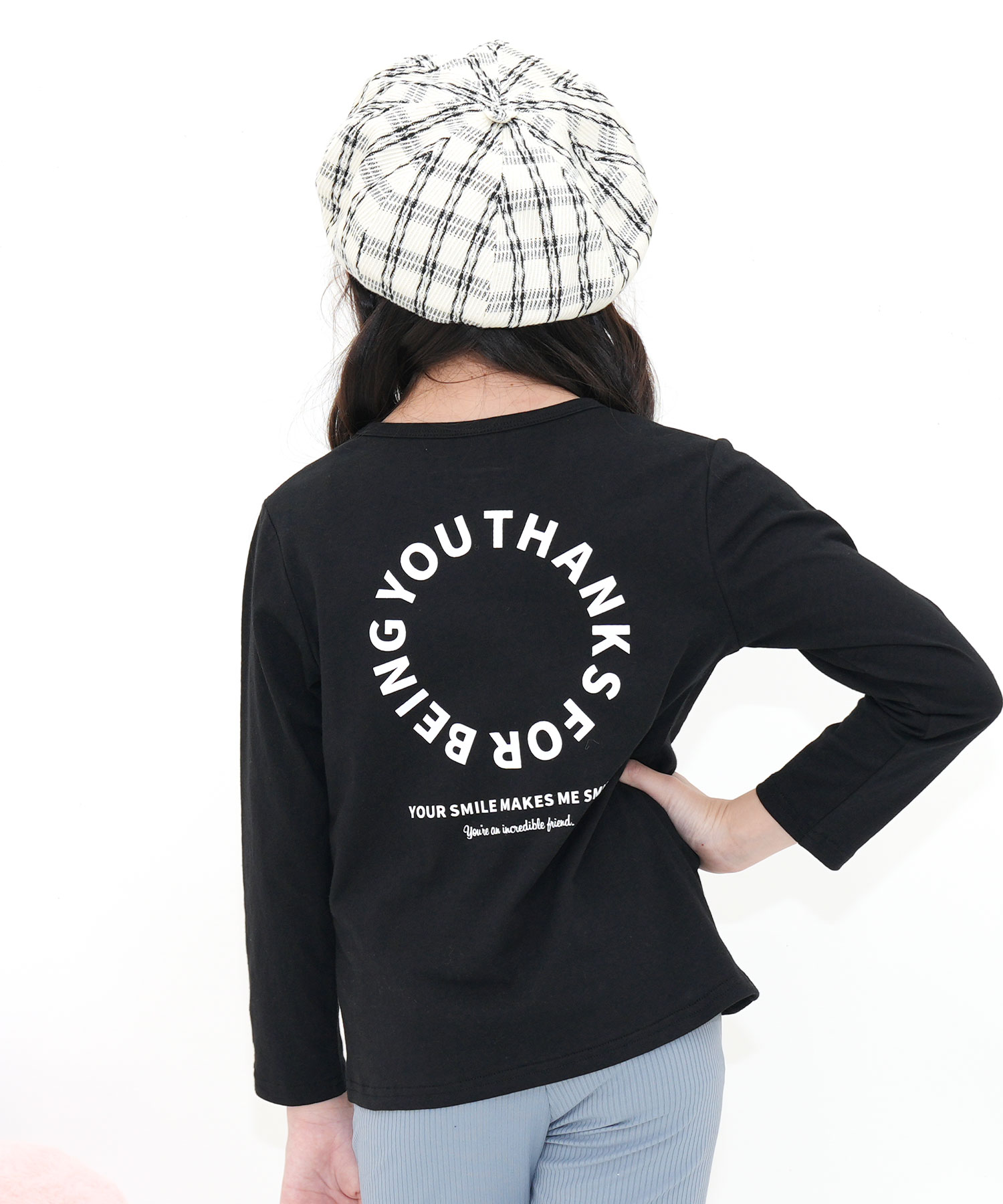 Bee des Bee tシャツ ロンt 綿100％ 長袖 子供服 キッズ ジュニア