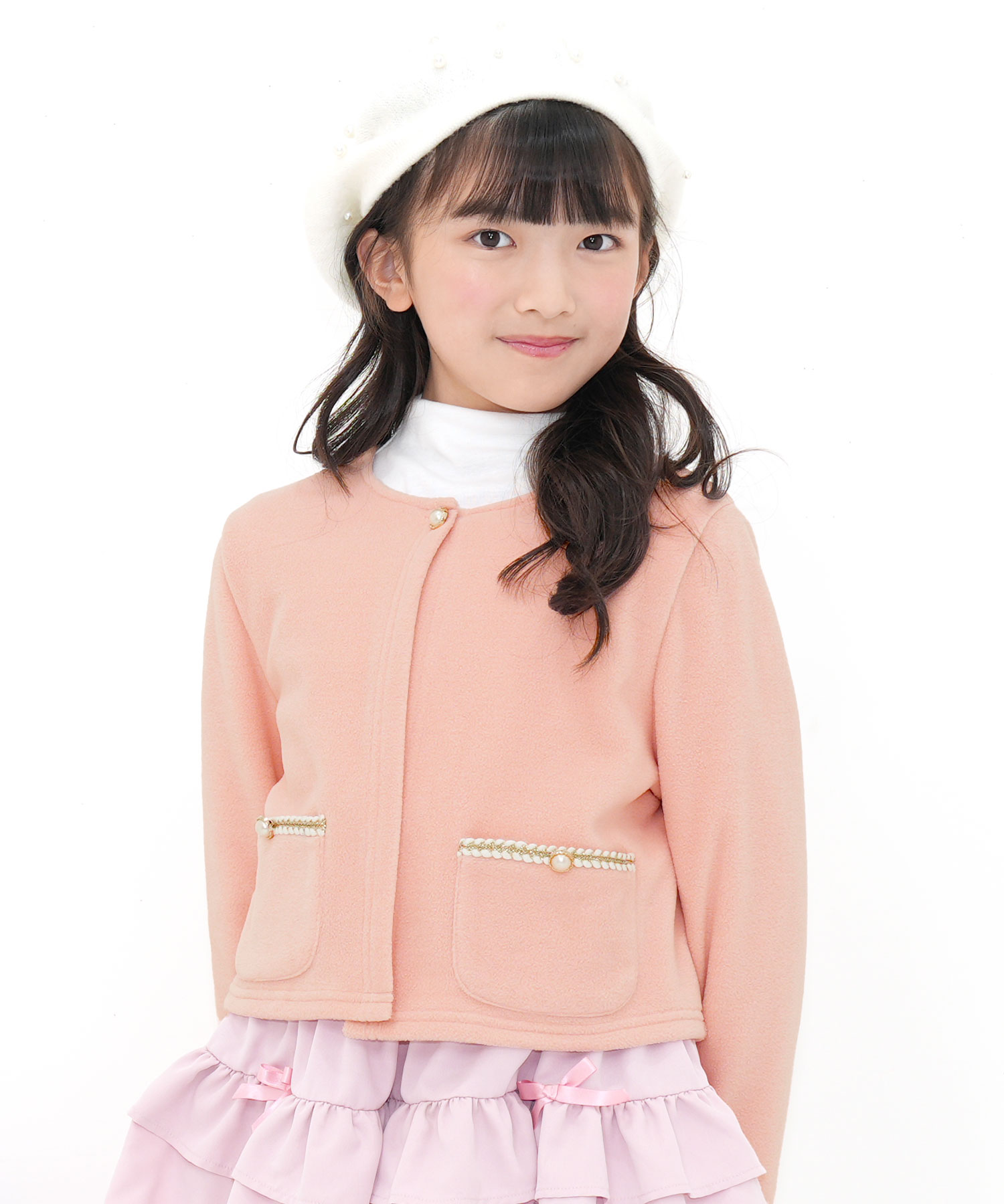 Bee des Bee ジャケット 羽織り アウター フリース 長袖 子供服 キッズ