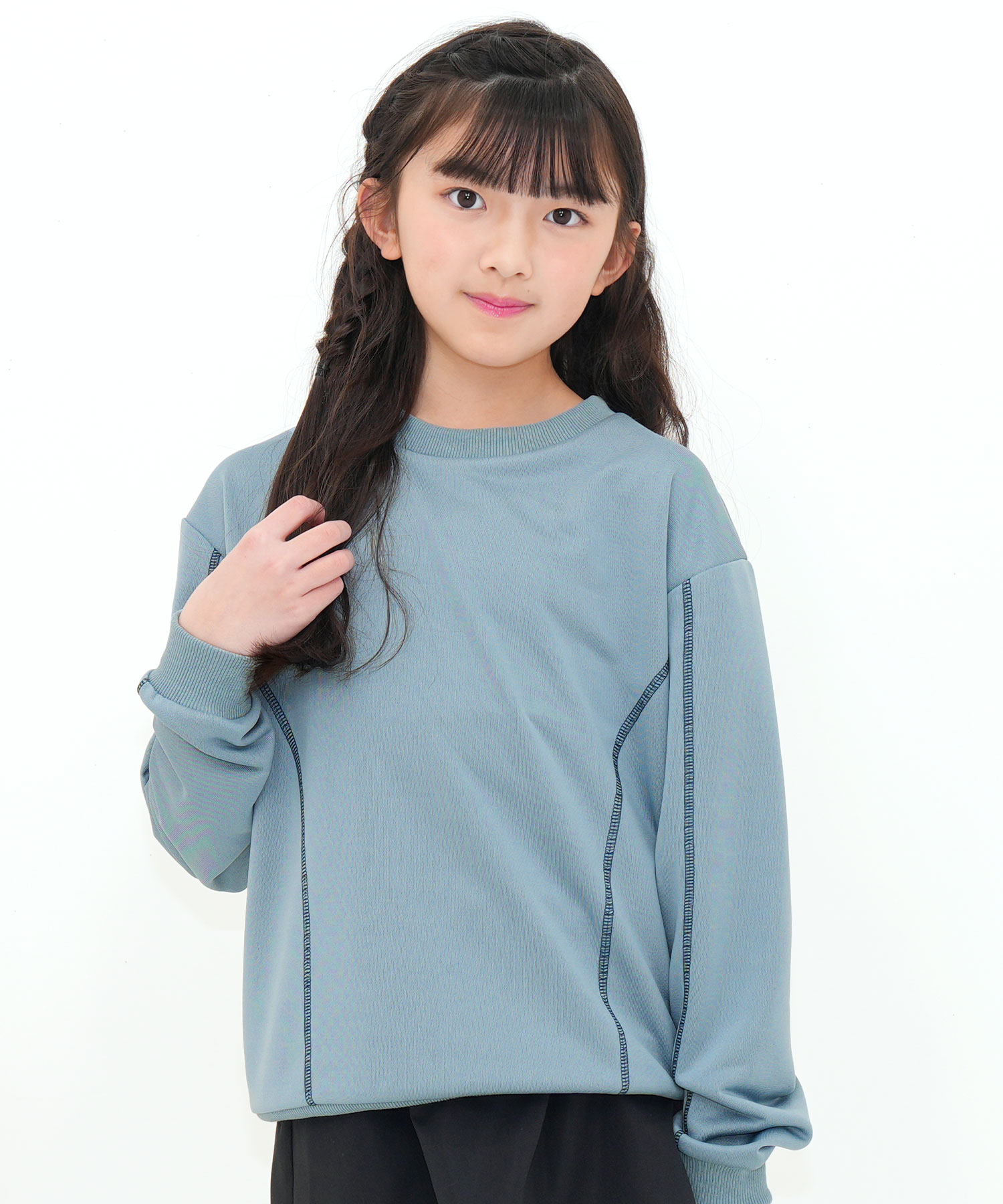 【サイズ140～150】まとめ売り 女の子 洋服 オールシーズン 大量 約70点 田中亜希子さんコラボ ］選べる2タイプ ソフトコットンロンT [C6765