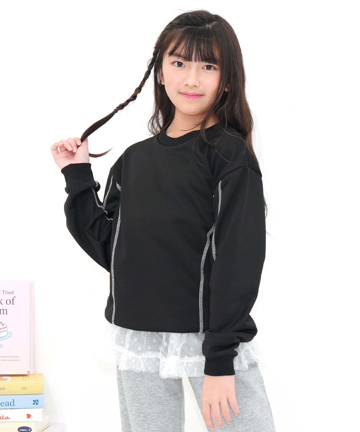 Bee des Bee トレーナー トップス 長袖 子供服 キッズ ジュニア 女の子