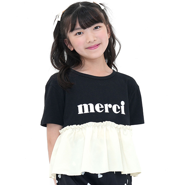 Bee des Bee tシャツ トップス 半袖 子供服 キッズ ジュニア 女の子