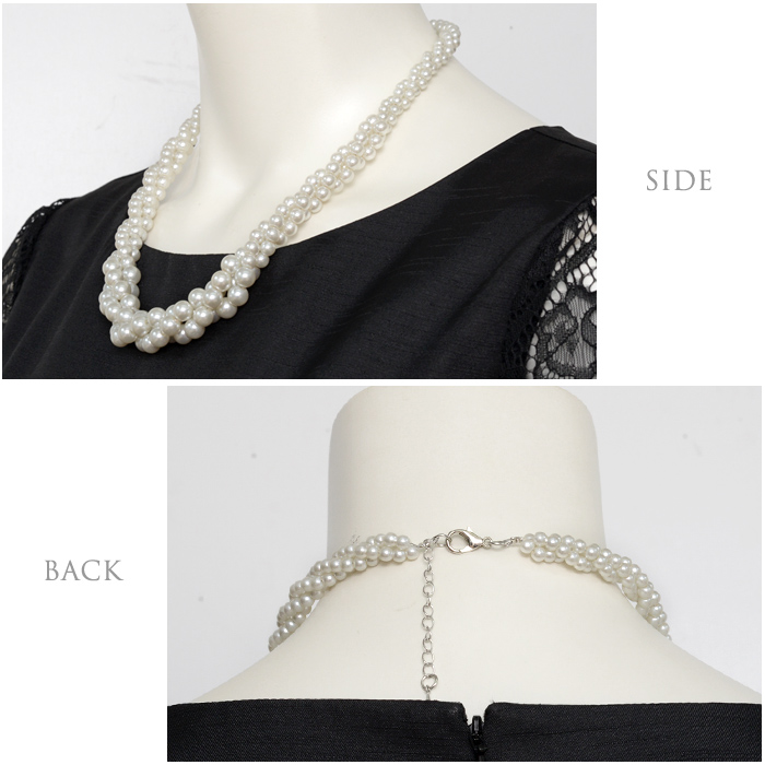 パール３連ネックレス niana ネックレス パール3連ネックレス レディース : ZOZOTOWN