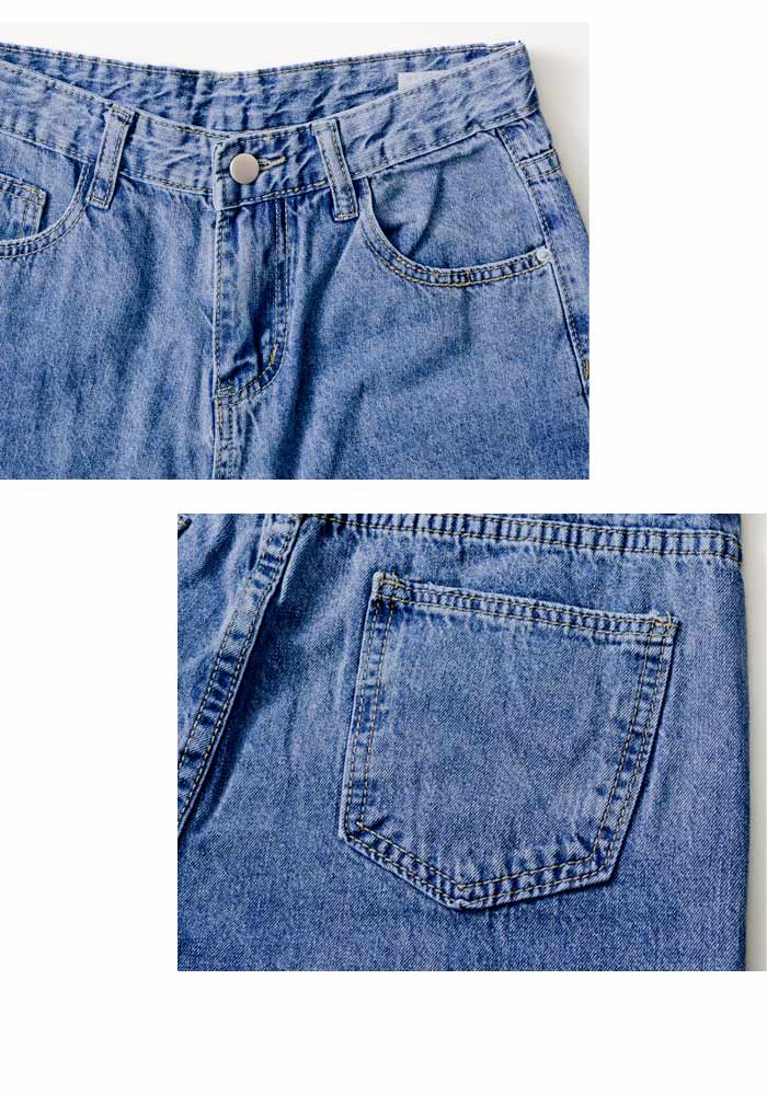 KOEISTORE デニムパンツ レディース 春 夏 春夏 ダメージパンツ