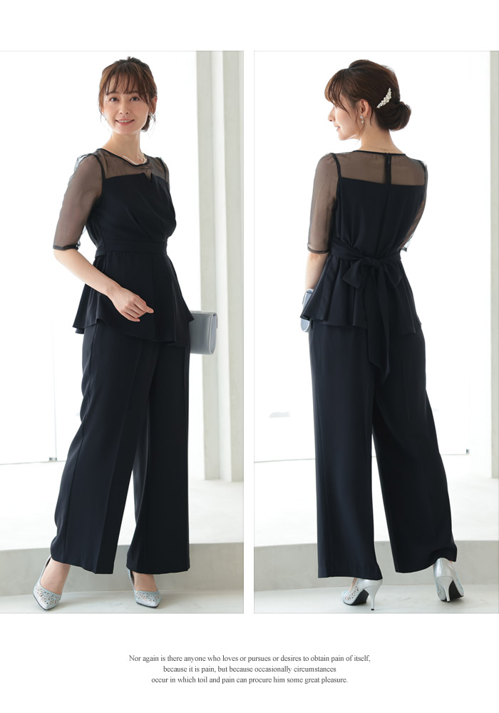 KOEISTORE パンツドレス レディース 春 夏 春夏 黒 紺 KOEISTORE パンツドレス レディース 春 夏 春夏 黒 紺