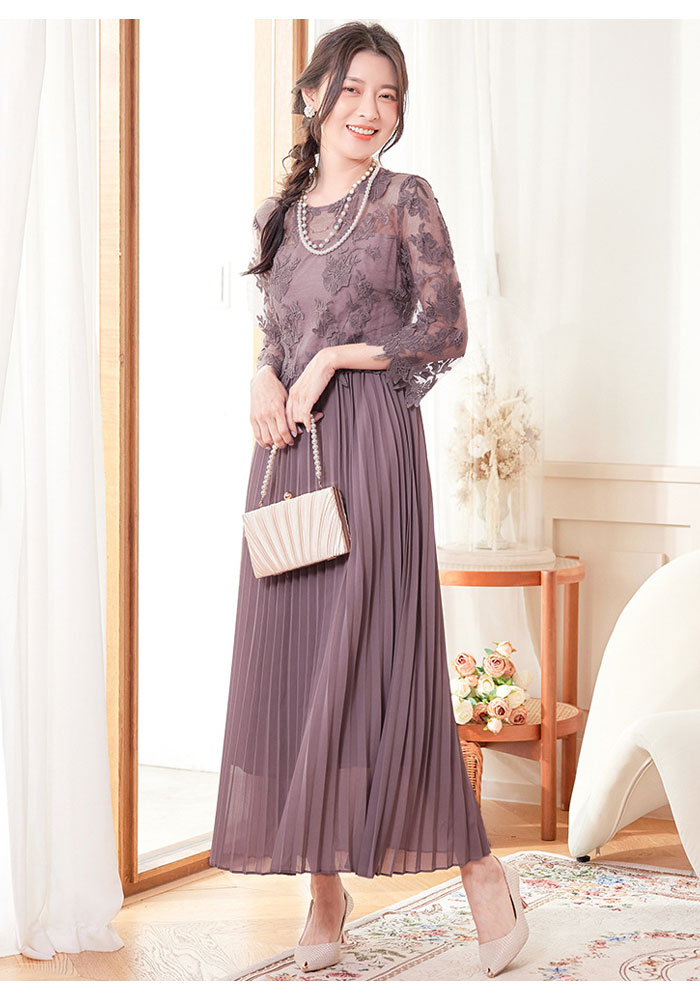 ワンピース ドレス レース 結婚式 披露宴 パーティー（ドレス）｜DRESS PLUS（ドレスプラス）のファッション通販 - ZOZOTOWN