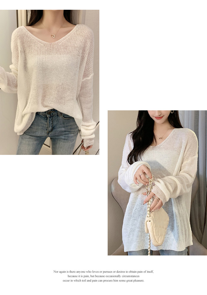 KOEISTORE ニットトップス レディース 春 夏 春夏 黒 白 ニット