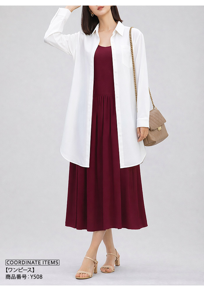 KOEISTORE（コウエイストア） ロングシャツ レディース 春 夏 春夏 白