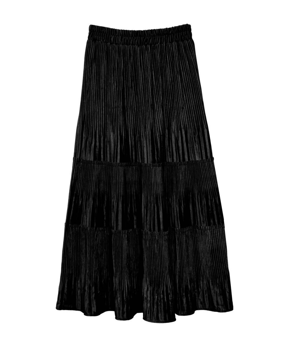 SEE BY CHLOE (シーバイ クロエ) レース ロング プリーツ