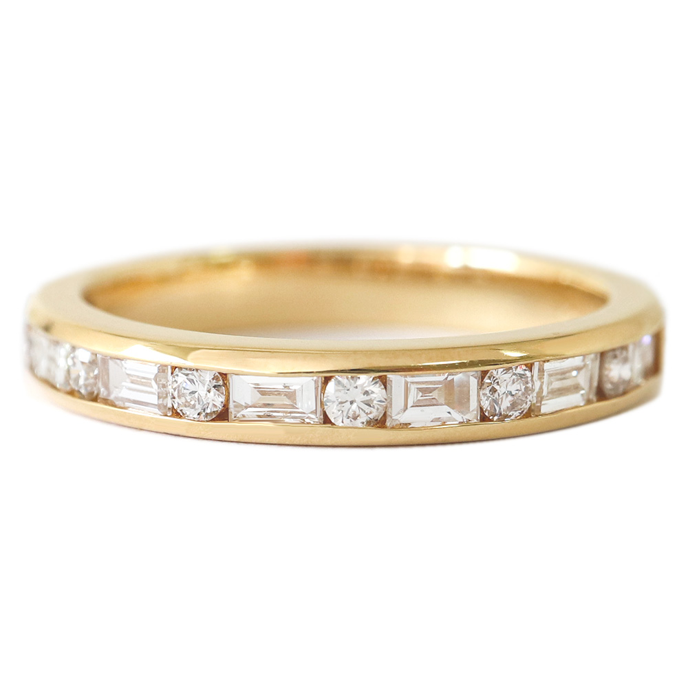 ダイヤモンド リング エタニティ レディース 指輪 0.4ct k18 18金 18k 