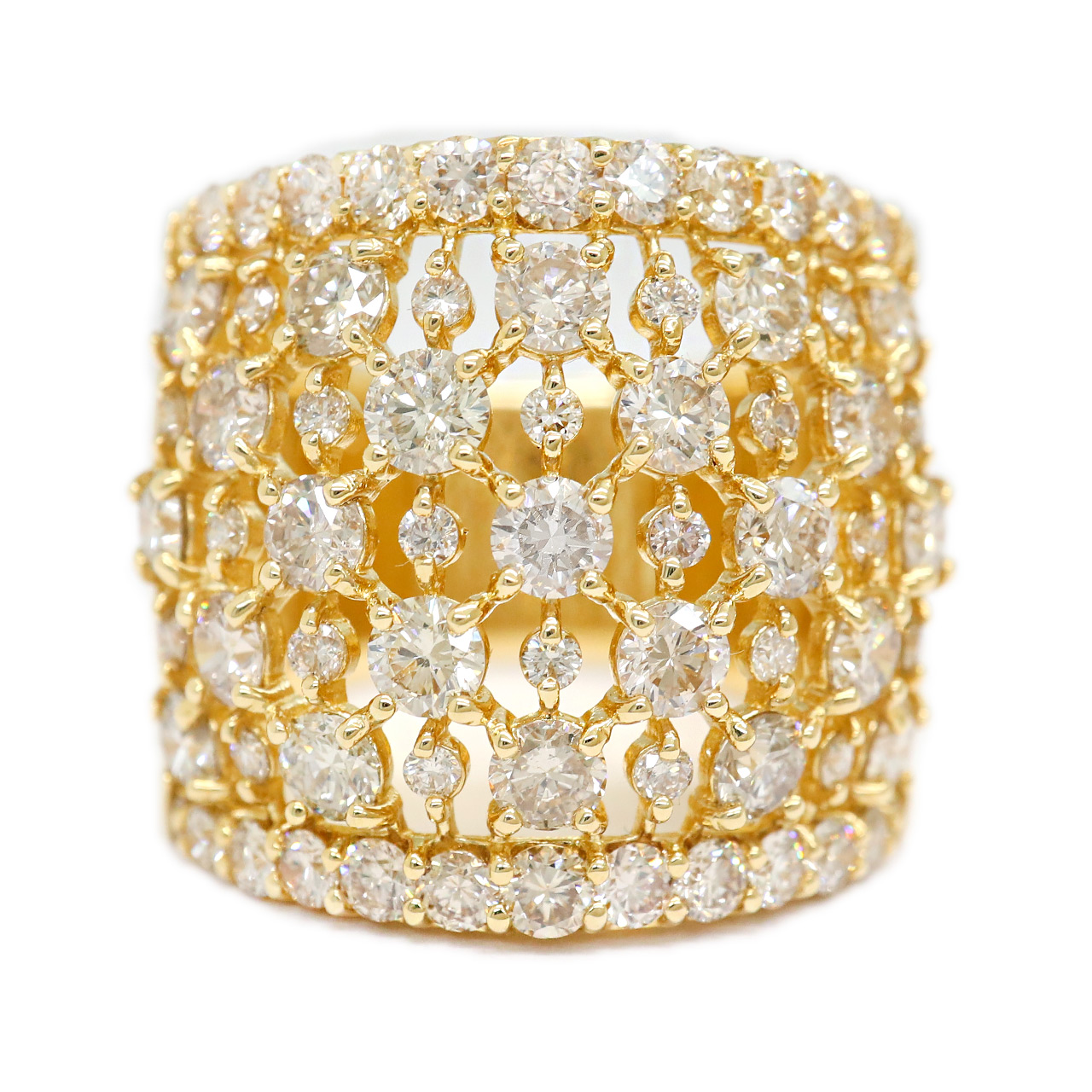 3カラット k18 ダイヤモンド リング レディース 指輪 3.0ct 18金 