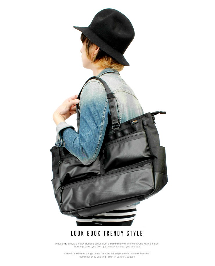 hummel コーデュラ A4 トートバッグ キャリーオン ポケット多数 送料無料 トートバッグ メンズ 3WAY マルチポケット CORDURA
