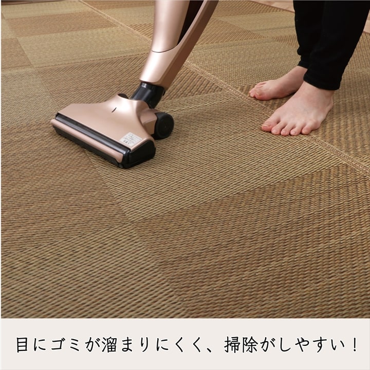 DXノア い草 い草ラグ カーペット 国産 日本製 防炎 市松柄 ナチュラル 和室 リビング 滑り止め お手入れ簡単 夏 送料無料