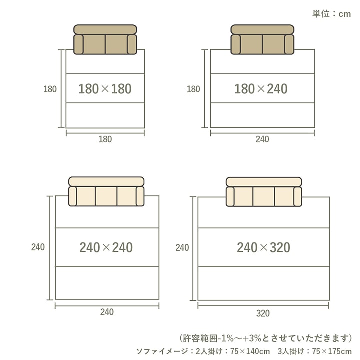 NCXシルフ い草 い草ラグ カーペット シンプル ボーダー 和室 リビング