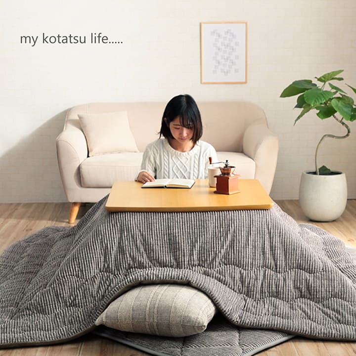 グランド 薄掛 こたつ布団 抗菌防臭 コンパクト 収納 シンプル 無地 洗濯可能 洗える 205×285cm ベージュ ブラウン グリーン グレー ネイビー オレンジ グランド 薄掛 こたつ布団 抗菌防臭 コンパクト 収納 シンプル 無地