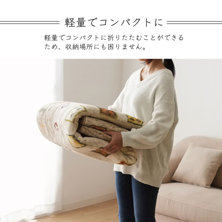 ラーズ カーペット 絨毯 北欧ラグ ギャベ柄 ギャッベ柄 コンパクト