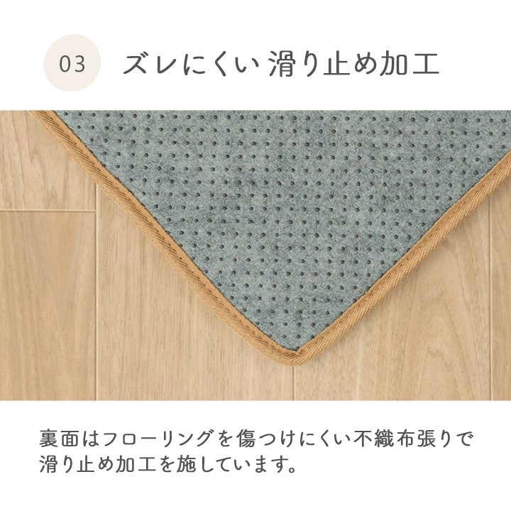 アルテラ 絨毯 無地ラグ ラグ 無地カーペット ボリュームラグ フランネル タッチ感 幾何柄 床暖房 ホットカーペット対応 洗える 手洗い 送料無料