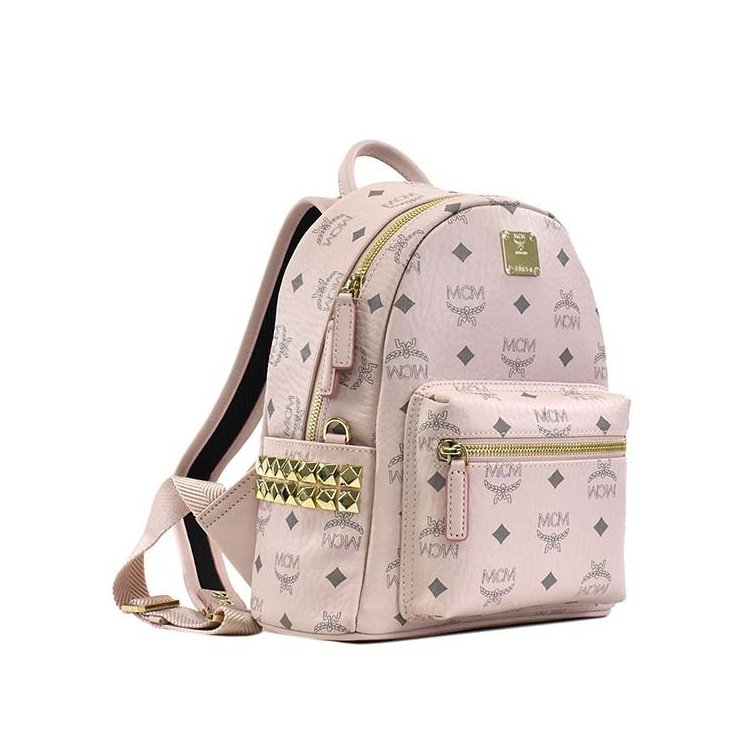【付属品】極美品MCM リュック パウダーピンク バックパック Xミニ mini MCM - MCM リュック パウダーピンク ミニサイズ ギャランディ