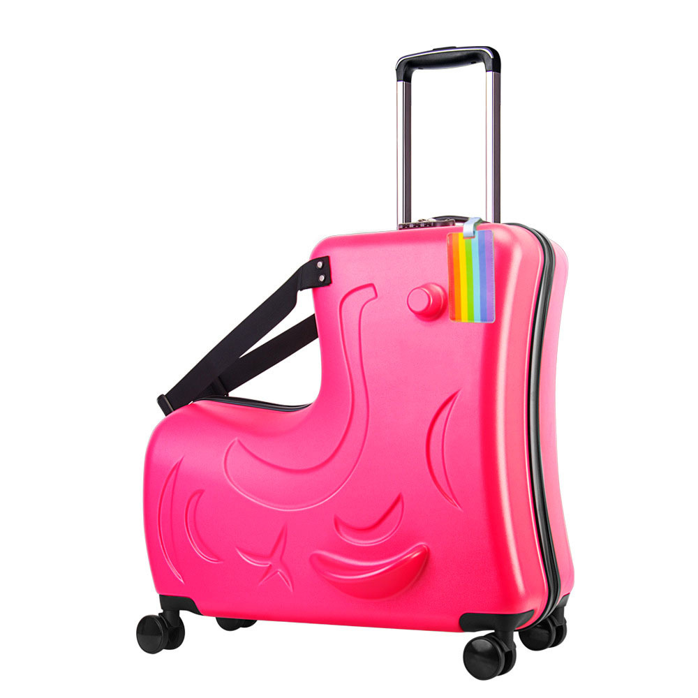 スーツケース 子供 Sサイズ 子どもが乗れる 乗れる 座れる かわいい 大型 20インチ 収納 鍵 ...