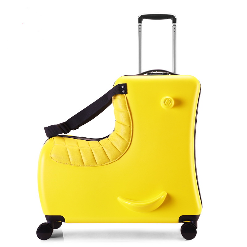 スーツケース 子供 Mサイズ クッション タイプ 子供 用 乗れる 座れる 大型 24インチ 鍵 ネームタグつき｜kohakushop｜02