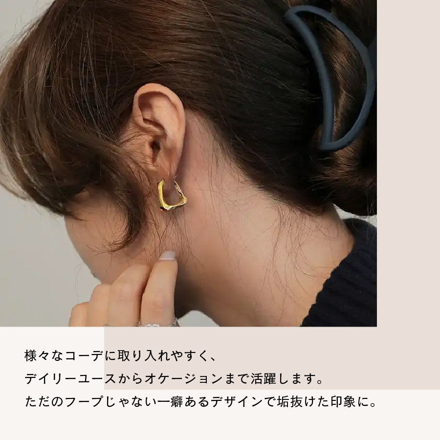 (B052803)K18 ピアス YG フープ アクセサリー　18金 C052803)K18 YG ピアス フープピアス 18金 アクセサリー
