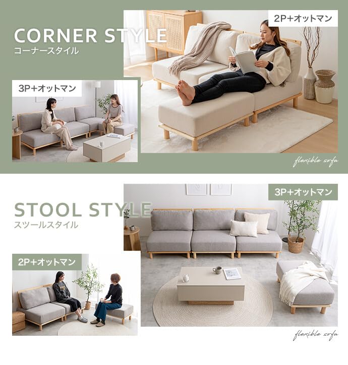 ソファ ソファー ローソファ 一人掛けソファー グレー : 琥珀商店