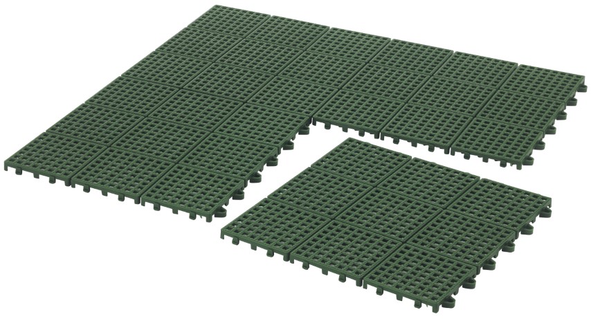 三和体育 システムスクエア グリーン(30枚組) 学校 体育用品 送料無料