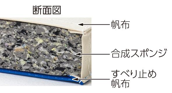 TOEI LIGHT（トーエイライト） 合成スポンジマット 6cm厚 9号帆布