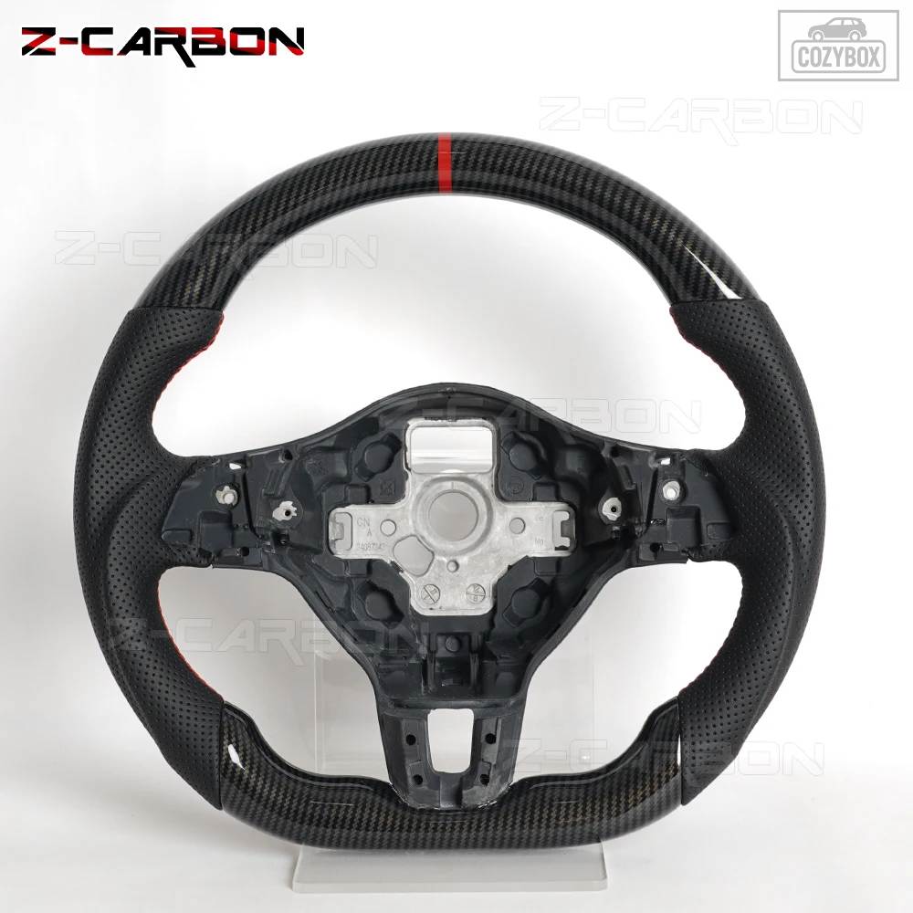並行輸入品 フォルクスワーゲン VW ゴルフ 6 MK6 GTI GTD R 2009-2013 ポロ ティグアン パサート R-LINE ハイドロディップ カーボン ステアリンの画像