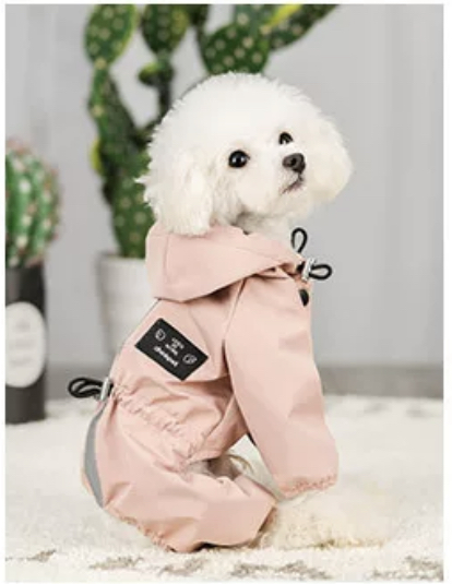 犬　犬用　レインコート　犬服　冬服　防寒着　レイングッズ　小型犬　中型犬　カッパ　フード付き　雪　梅雨　雨具