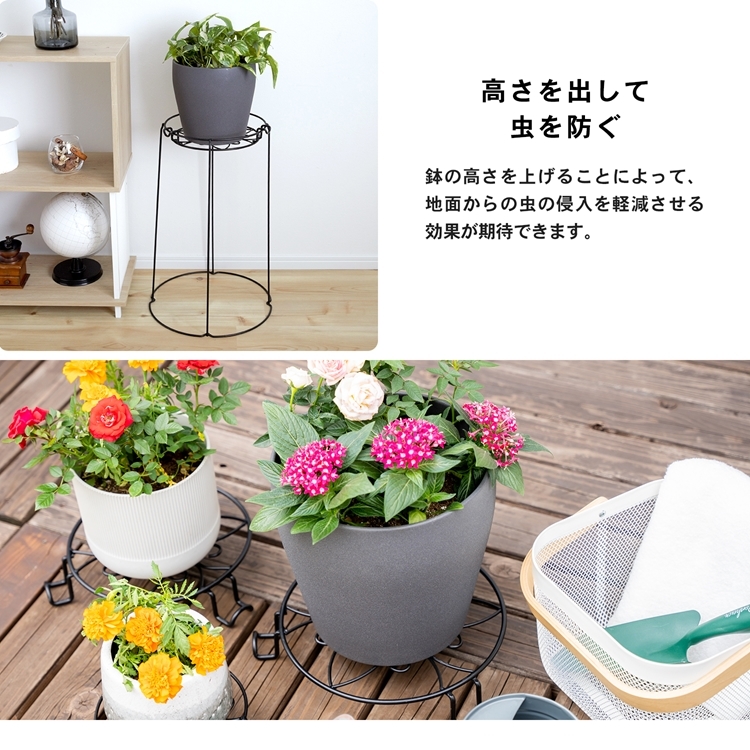 コーナン オリジナル LIFELEX 鉢受スタンド Ｌ ブラック ＫＴ０９−５６１５ 約幅３４５×奥行３００×高さ５０ｍｍ  :4522831135615:コーナンeショップ Yahoo!ショッピング店 - 通販 - Yahoo!ショッピング
