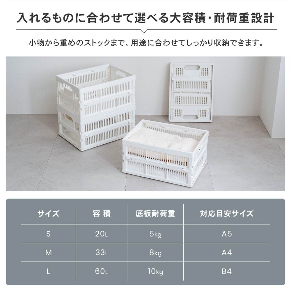折り畳み コンテナ コンテナボックス オリーブドラブ 工具 収納 収納